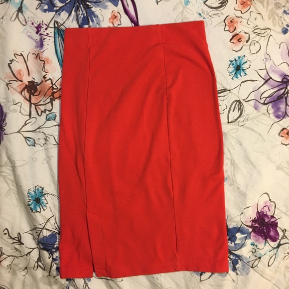 Uniqlo Dresses & Skirts - DONATING 2/4: Red UNIQLO Pencil Skirt